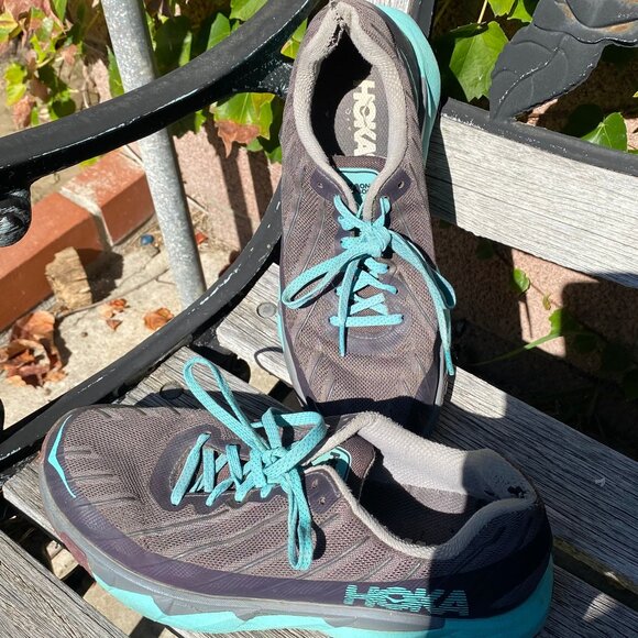 Women's Hoka One One Size 9 Gray and Blue - Picture 3 of 8